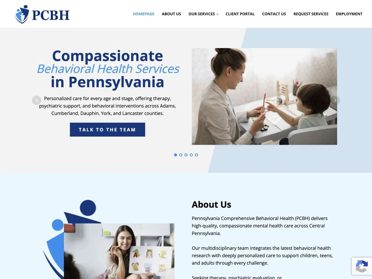 Pennsylvania Comprehensive Behavioral Health published website