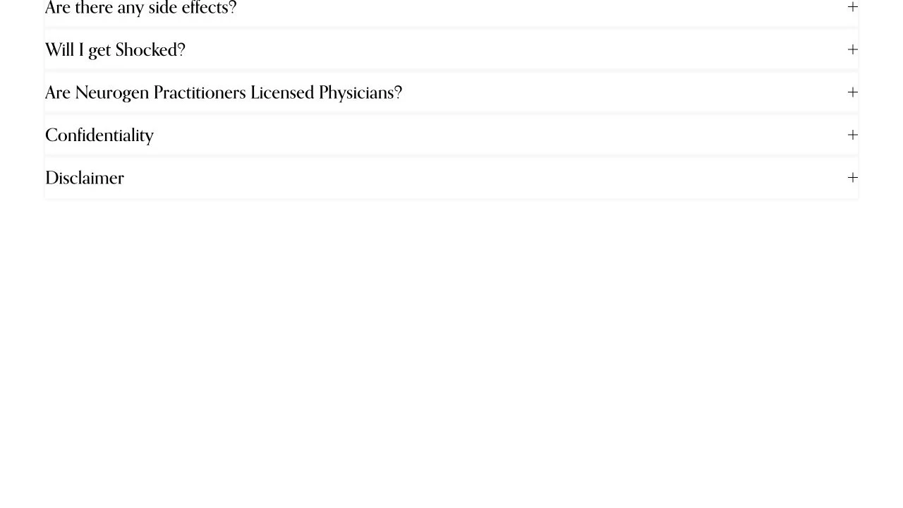 Limitless Holistics website detail: Make the scope of the practice clear.