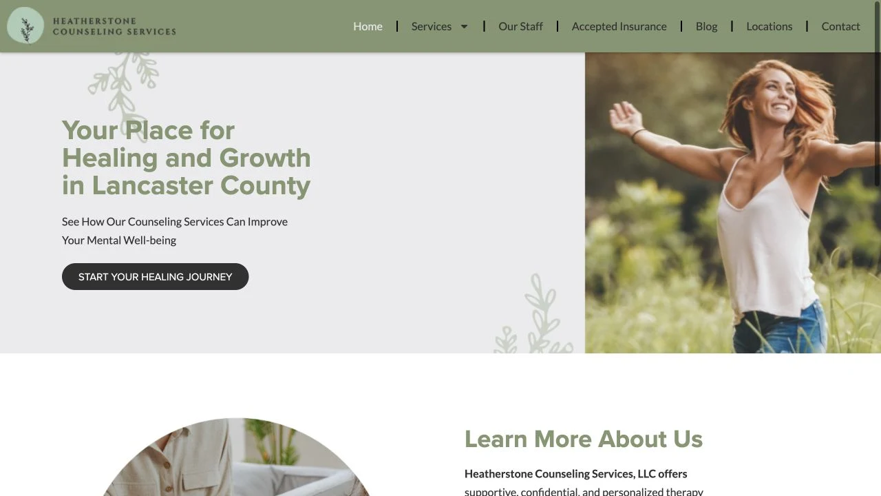 Heatherstone Counseling Services website detail: Name the community in the opening.